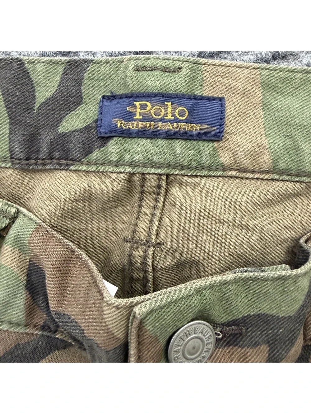 Polo Ralph Lauren Sullivan Slim Camouflage Denim Men’s Size 36x30 Stretch NWT